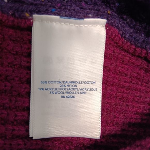 Lands End Sweater Mens S Colorblock Cable Knit Patchwork Grandpa Wool Blend - Picture 9 of 9